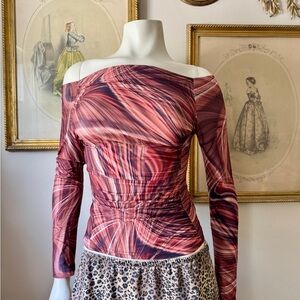 Y2K G.A.S Off the Shoulder Top